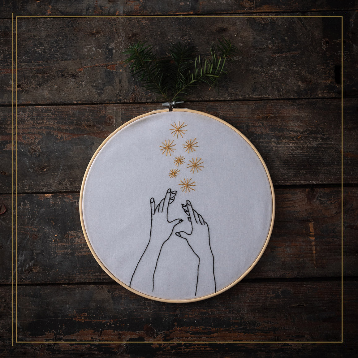Large Embroidery hoop - magic-tingwick